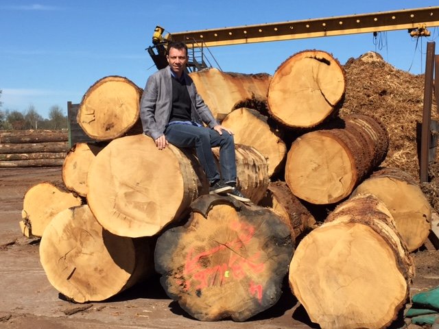 The selection of of the biggest trees available helps produce the most dramatic live edge furniture